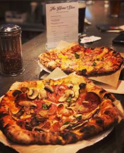 The Home Slice Pizza makes the perfect wood-fire pizzas to pair with #TimelessPints beer…