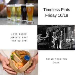 Live music tonight 7-9 performed by Joker’s Hand. Don’t wanna miss …