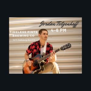 Live music featuring Jordan Telgenhoff. Today from 4-6. Stop by for a beer or t…