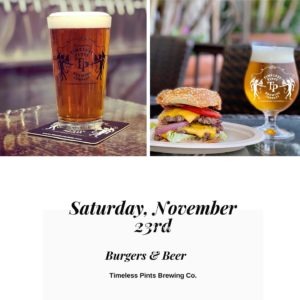 It’s a beautiful day! Join us for a beer a delicious burger. Stacy & …