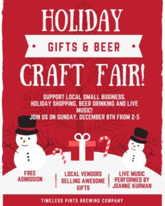 Don’t miss out! Today from 2-5. Support local gift makers and enjoy a bee…