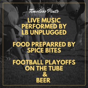 Stop by to watch the play-off’s, have a cold one (or two) and support local talent. …