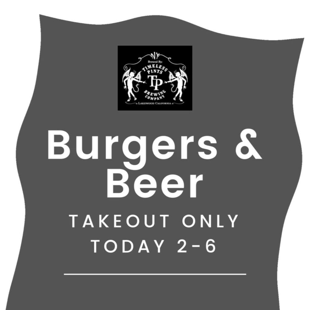 Pick up your beer & burgers today from 2-6. #saturday #bestbeer #supportlocalbusines…