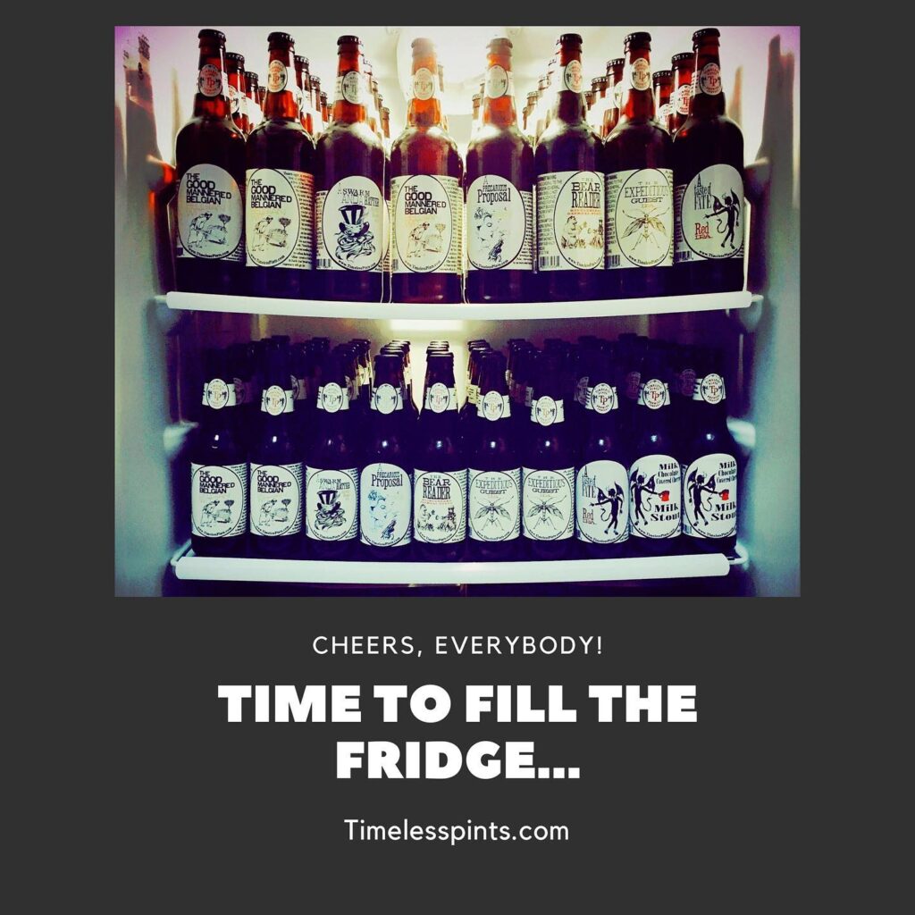 Bottles, cans, growlers… we got it all. Swing by today & fill the …fridge for th…