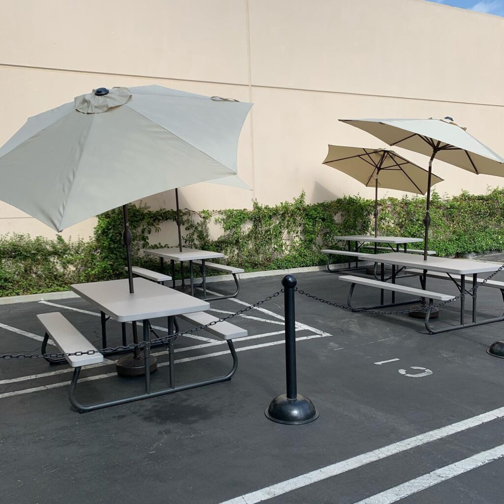 YAY!!! Open for outdoor seating today 2-8